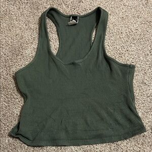 Windsor Olive Ribbed Tank Top